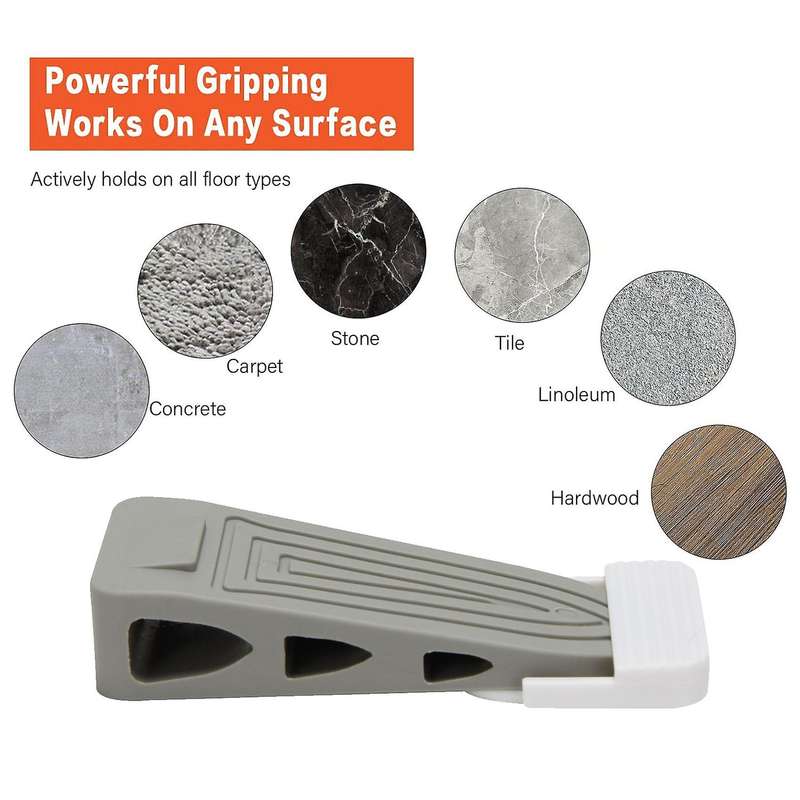 Door Stopper Rubber Door Wedge Stopper,for Door Bottom Clearance