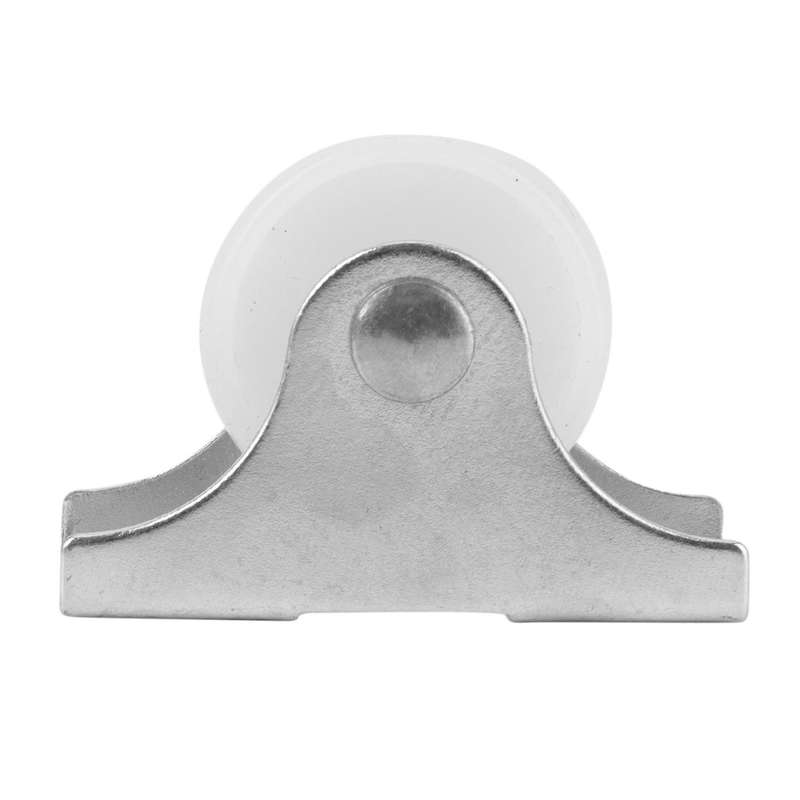 20pcs 1 Inch Directional Flat Industrial Casters White Nylon Wheels