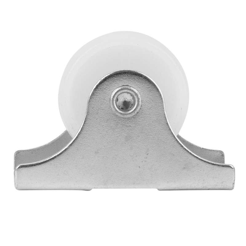20pcs 1 Inch Directional Flat Industrial Casters White Nylon Wheels
