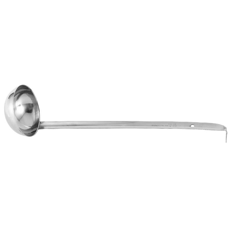 3 Pcs Stainless Steel Ladle Soup Handle Ladle with Pouring Rim (4 Oz)