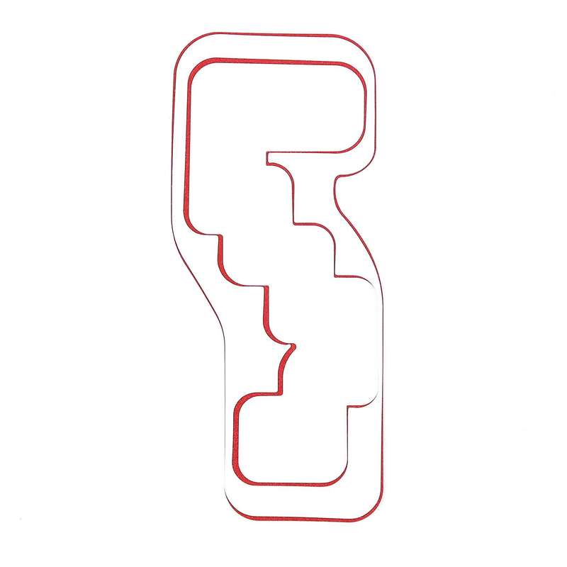 Car Central Control Gear Panel Car Interior Car Styling Red