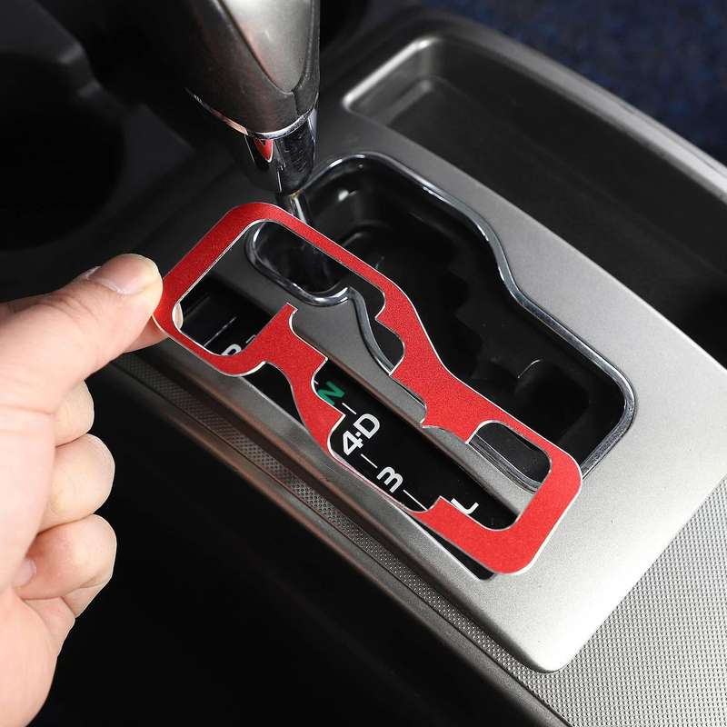 Car Central Control Gear Panel Car Interior Car Styling Red