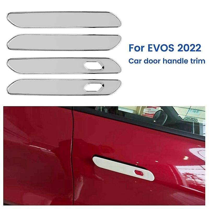 Car Side Door Handle Covers Trims Outer Handle for Ford Evos 2022