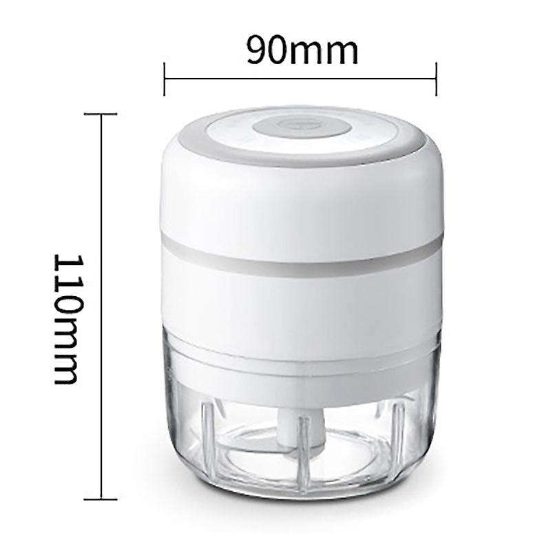 Electric Mini Garlic Chopper Portable Food Chopper,wireles,green