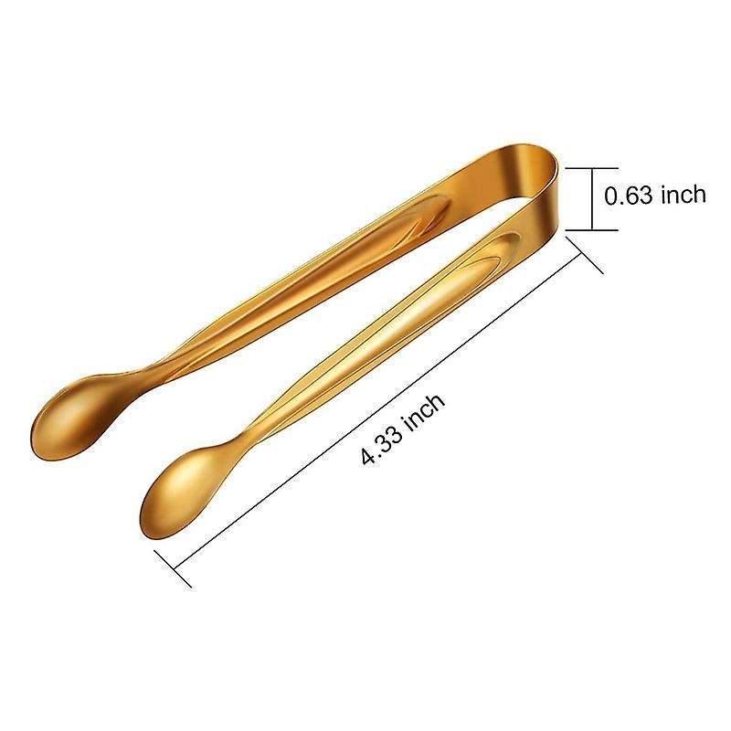 12pcs Sugar Tongs Ice Tongs Stainless Steel Mini Serving Tongs
