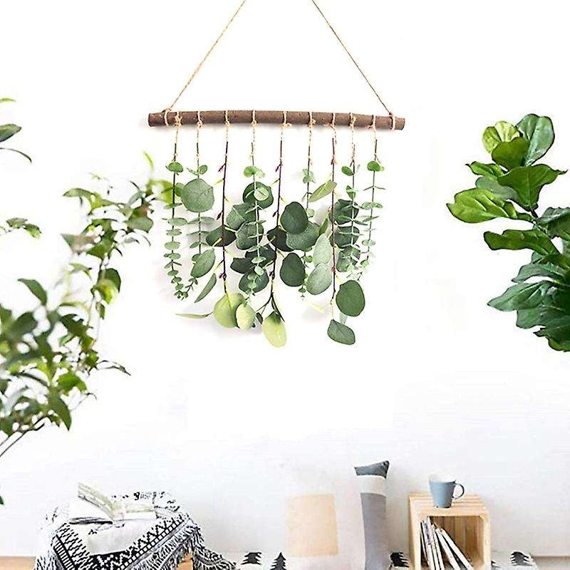 Artificial Eucalyptus Wall Hanging Decor Wall Hanging for Wedding B