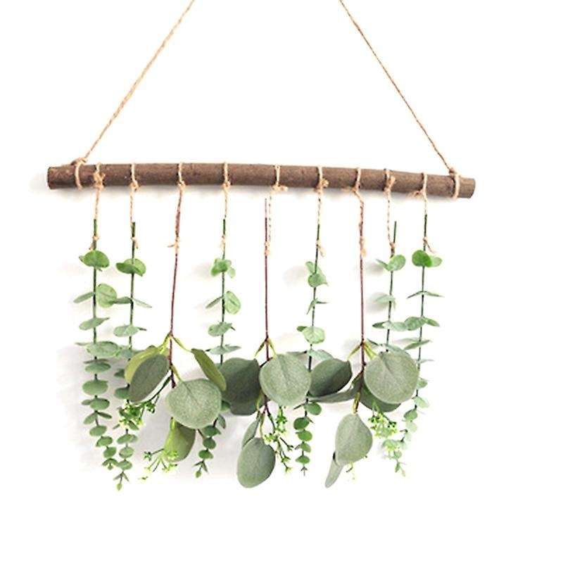 Artificial Eucalyptus Wall Hanging Decor Wall Hanging for Wedding B
