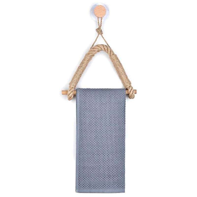 Hemp Rope Toilet Paper Holder Wall-mounted for Home Bathroom Decor