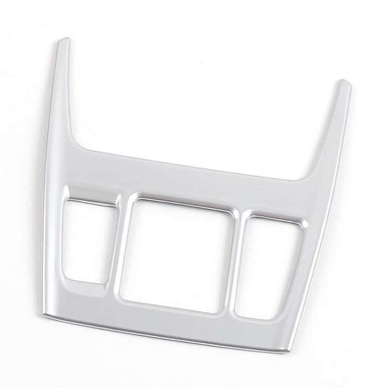 Car Front Reading Light Panel Cover Trim Frame, Silver