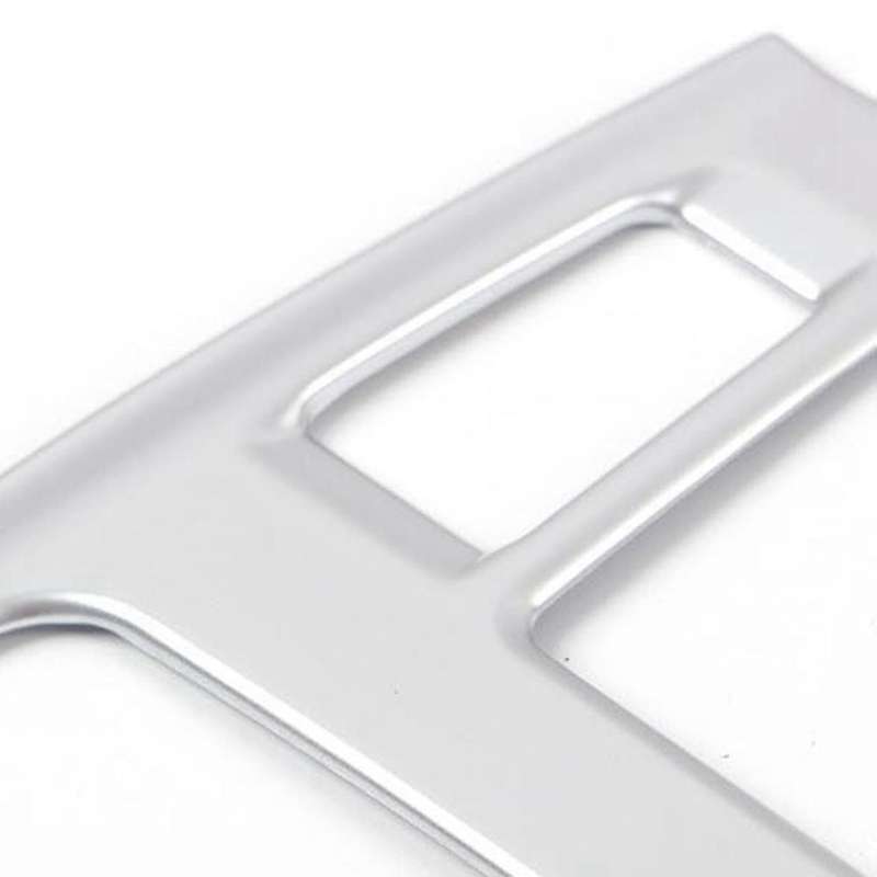 Car Front Reading Light Panel Cover Trim Frame, Silver