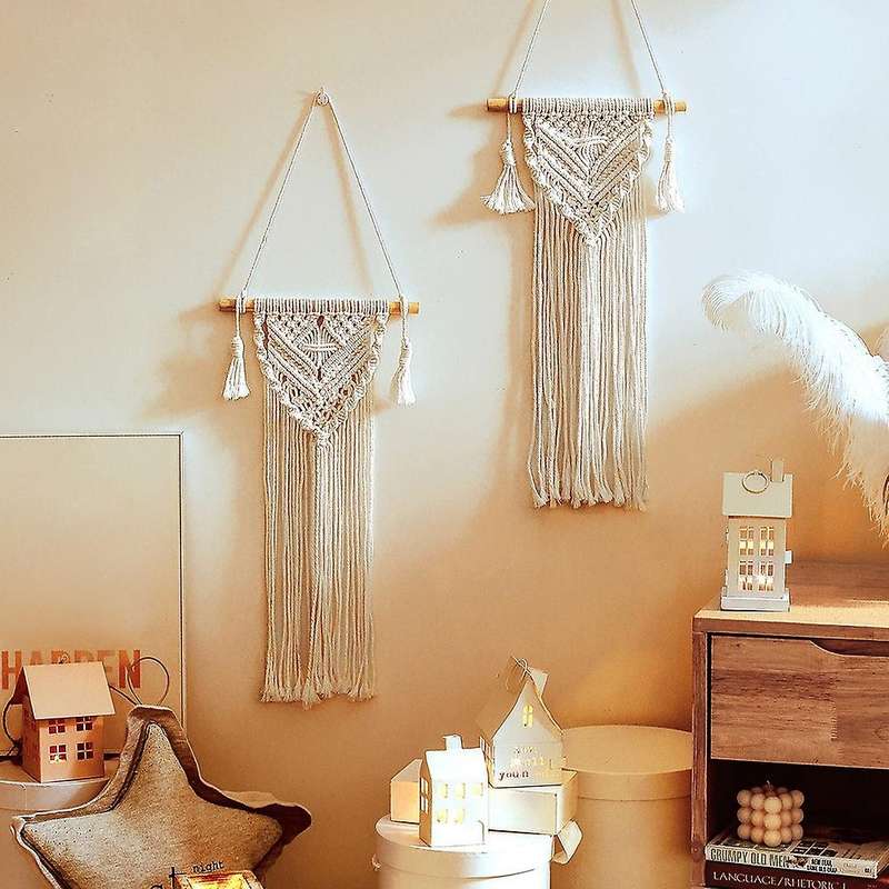 Wall Hanging Art Woven Boho Chic Home Decor, for Apartment Decoration