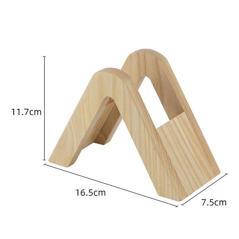 Bamboo Wood Coffee Filter Holder Filtering Paper Storage Rack 7cm