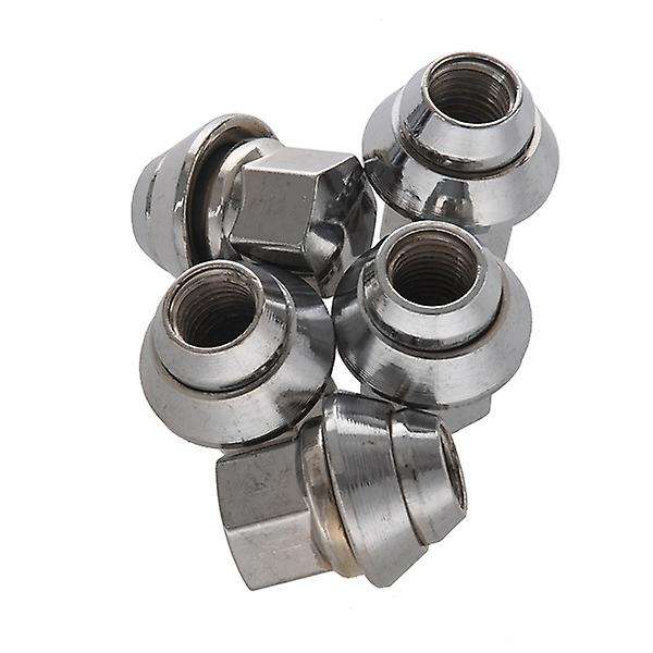 5 * M12 X 1.5 19mm Hex for Ford Wheel Open Nuts Fiesta Focus Mondeo