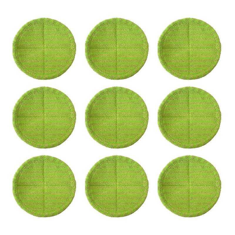 9 Pcs Replacement Pad for Cordless Electric Rotary Mop Sweeper