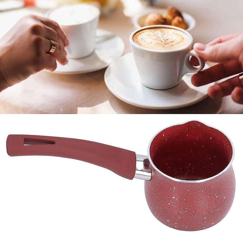 Single Handle Anti-scalding Coffee Pot Non-stick Pan Mini B