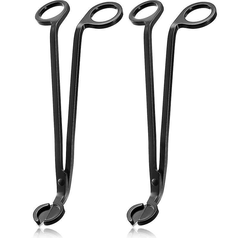 Candle Wick Trimmer Cutter Stainless Steel (matte Black, 2 Pieces)