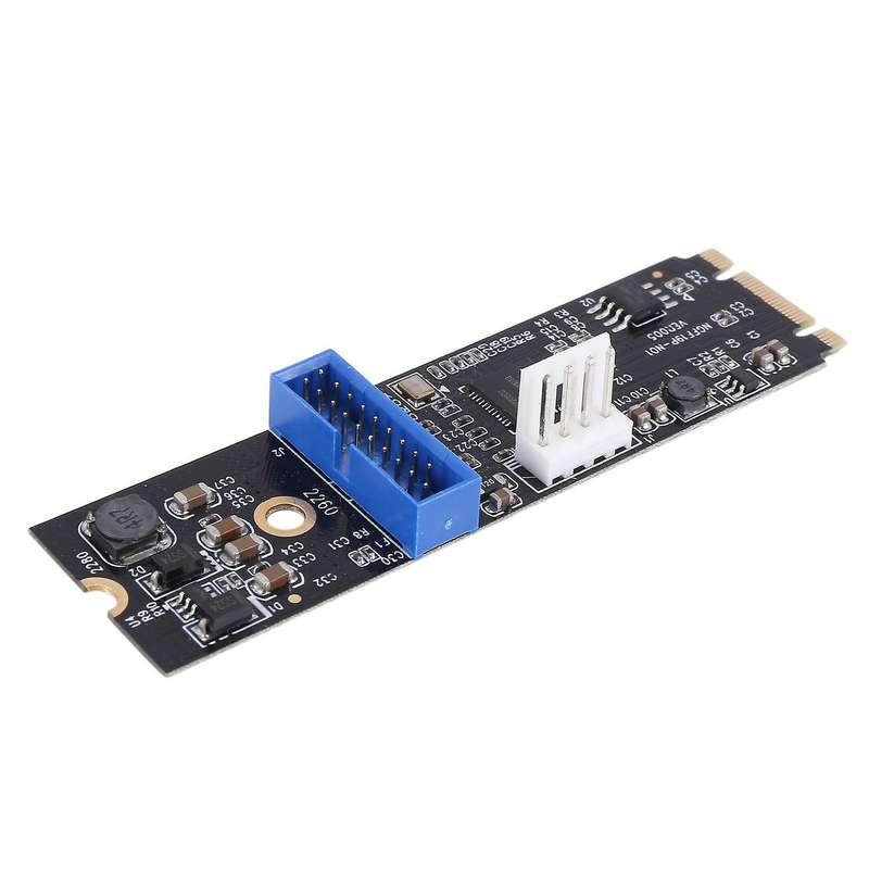 M.2 Ngff Nvme to Usb 3.0 19pin Header Convert Card Ngff to 2 Port