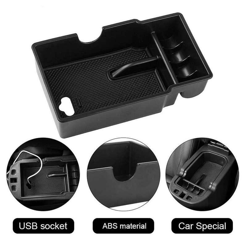 Car Center Console Storage Organizer Armrest Box for Jeep Renegade