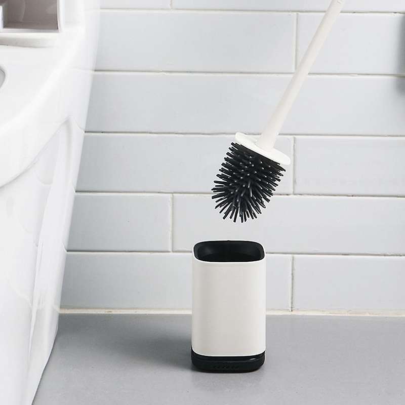 Silicone Toilet Brush No Dead Corners for Washing Toilet Green