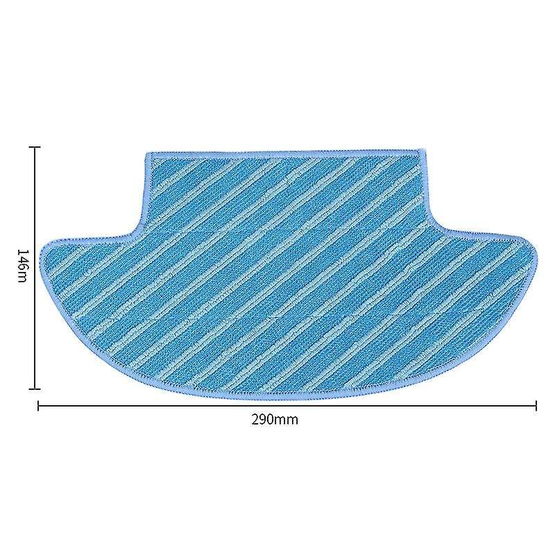 Mop Cloth Filter Sponge Side Brushes Set for Ecovacs Slim