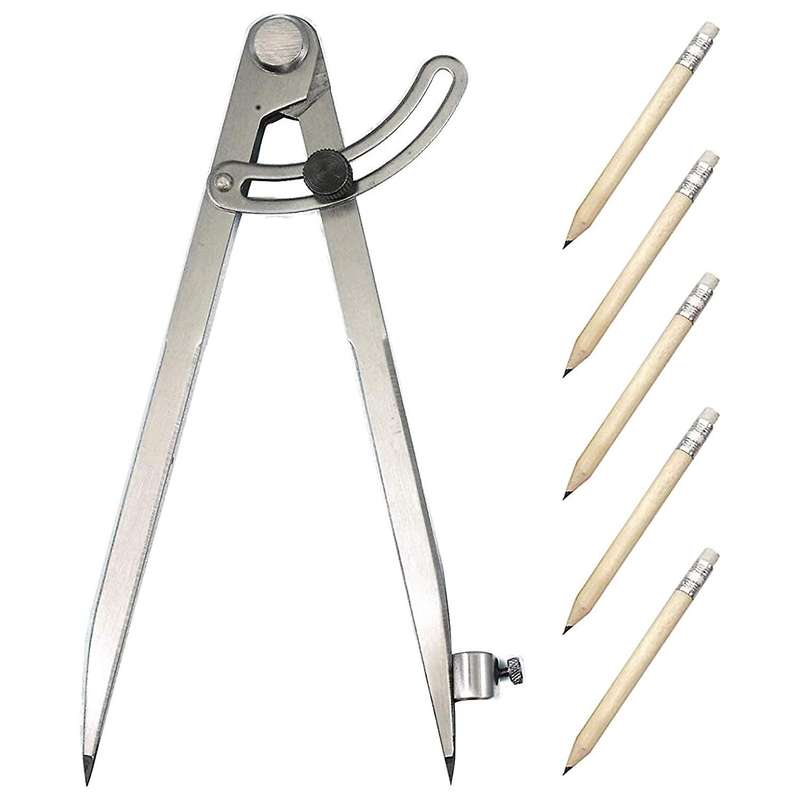 8inch Adjustable Pencil Marking,scratch Marking Locking Wing Divider