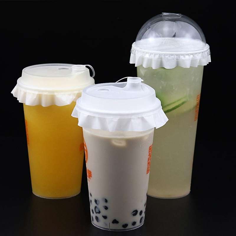 Leak Proof Paper Film Coffee Spill Proof Gasket Leak Proof Paper 15cm