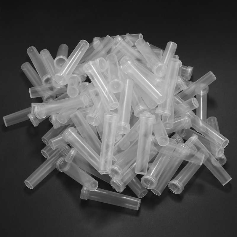 Floral Tube 100-pack Flower Tube,0.6 X 0.6 X 2.8 Inches, Opening 3mm