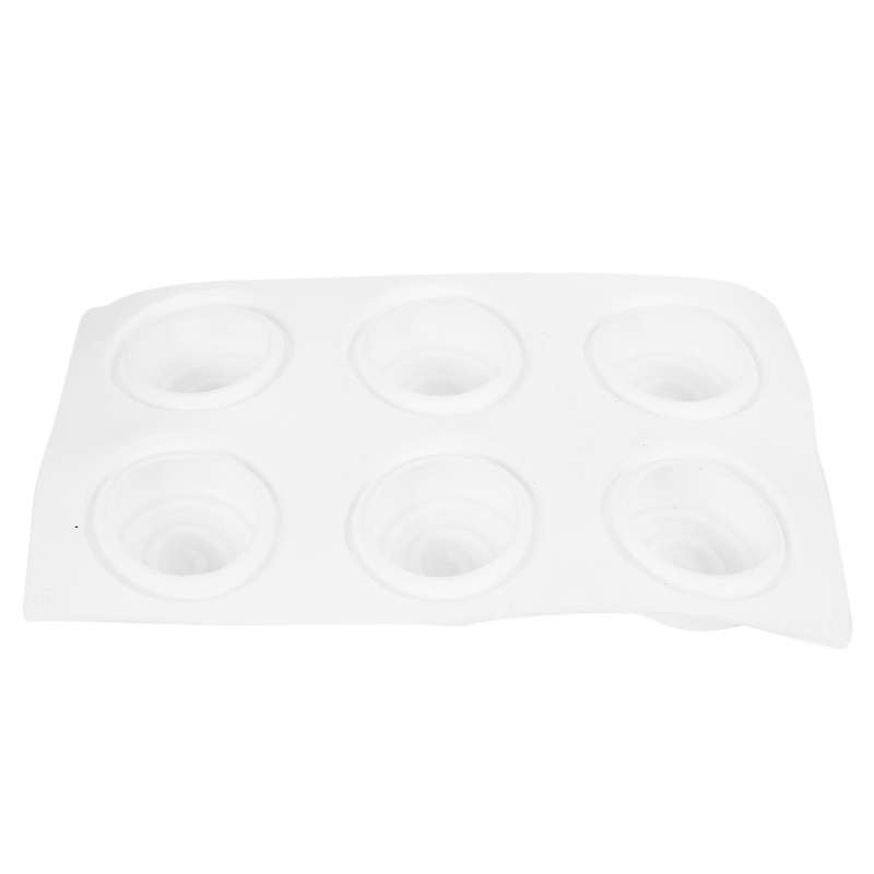 3d Circular Vortex Silicone Soap Mold 6 Cavity Mousse Cake Mold