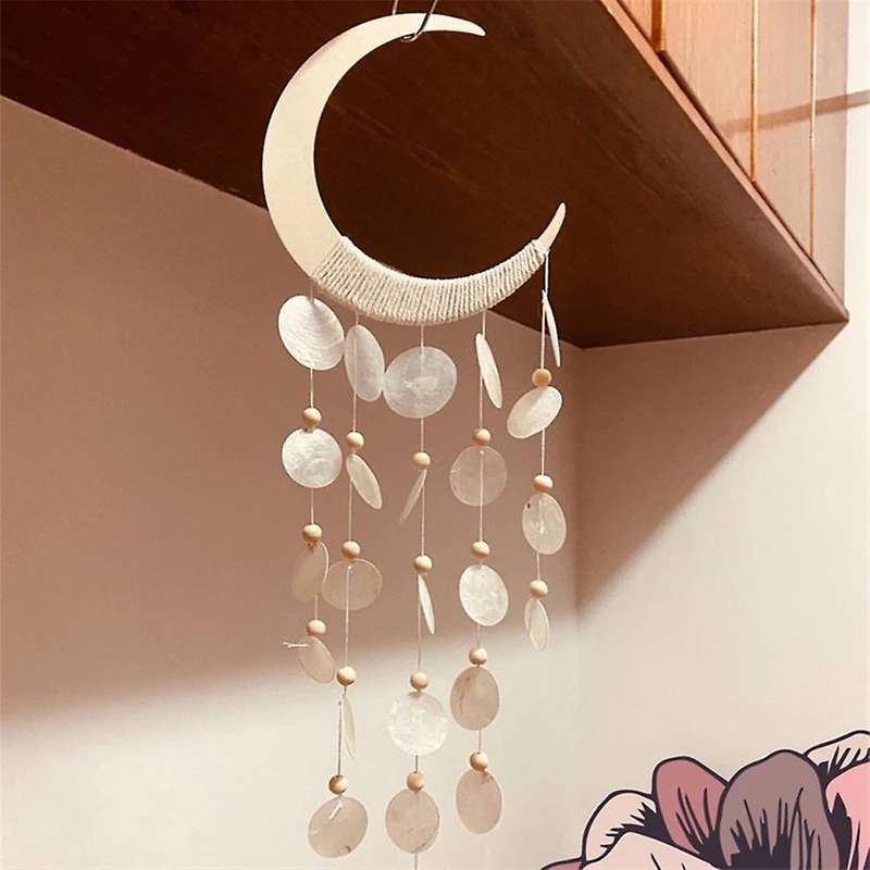 Korean Style Shell Wind Chime Room Decor Nordic Hanging Wind,a