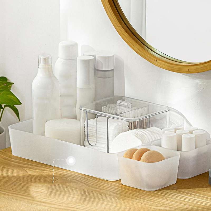 3pcs Drawer Organizer Box for Cosmetic Desk Storage Box Living Room