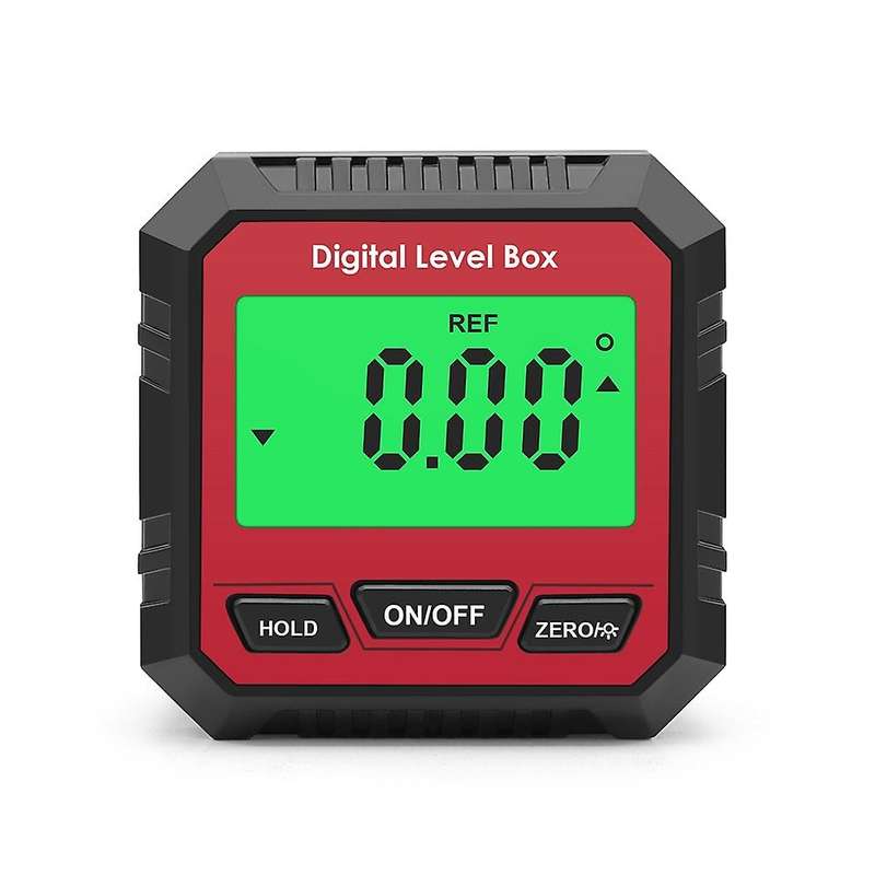 Digital Protractor Inclinometer Level Meter Goniometer Measuring-red