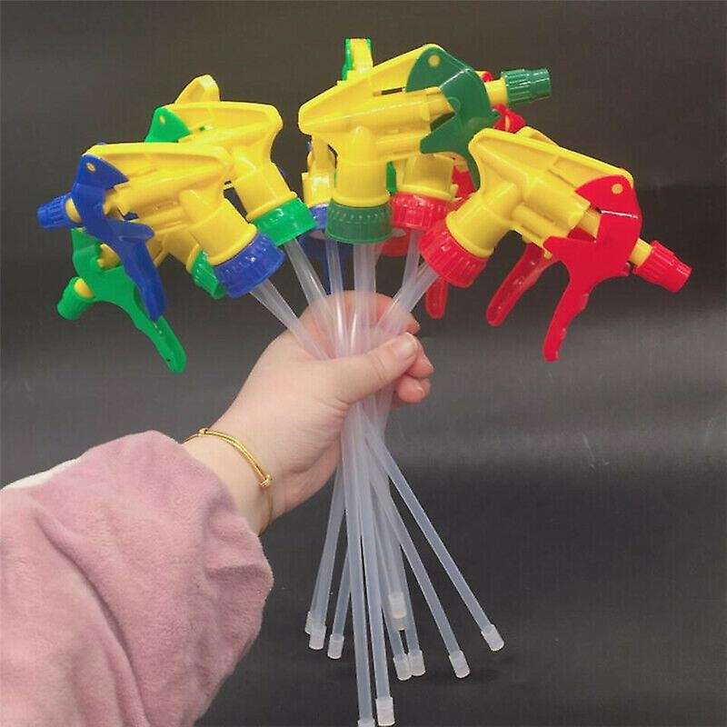 10pcs Trigger Sprayer Chemical Resistant Spray Bottle Nozzles Head