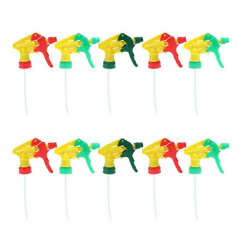 10pcs Trigger Sprayer Chemical Resistant Spray Bottle Nozzles Head