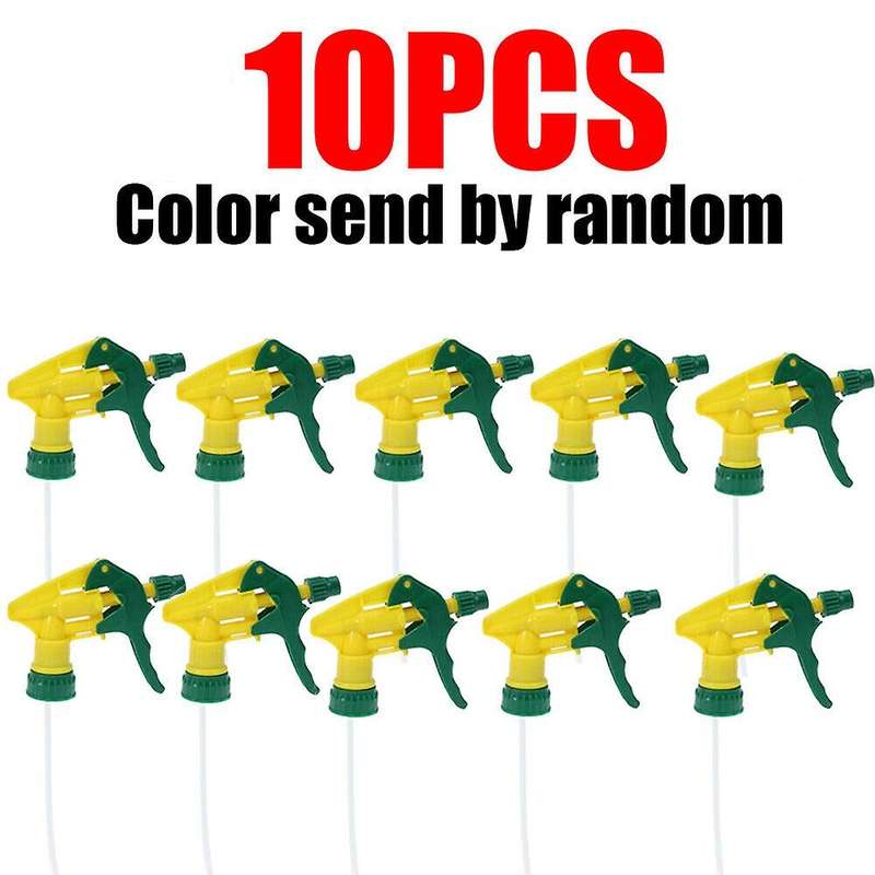 10pcs Trigger Sprayer Chemical Resistant Spray Bottle Nozzles Head