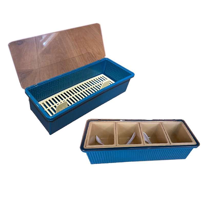 Four-compartment Multi-combination Spice Box Chopsticks Box C