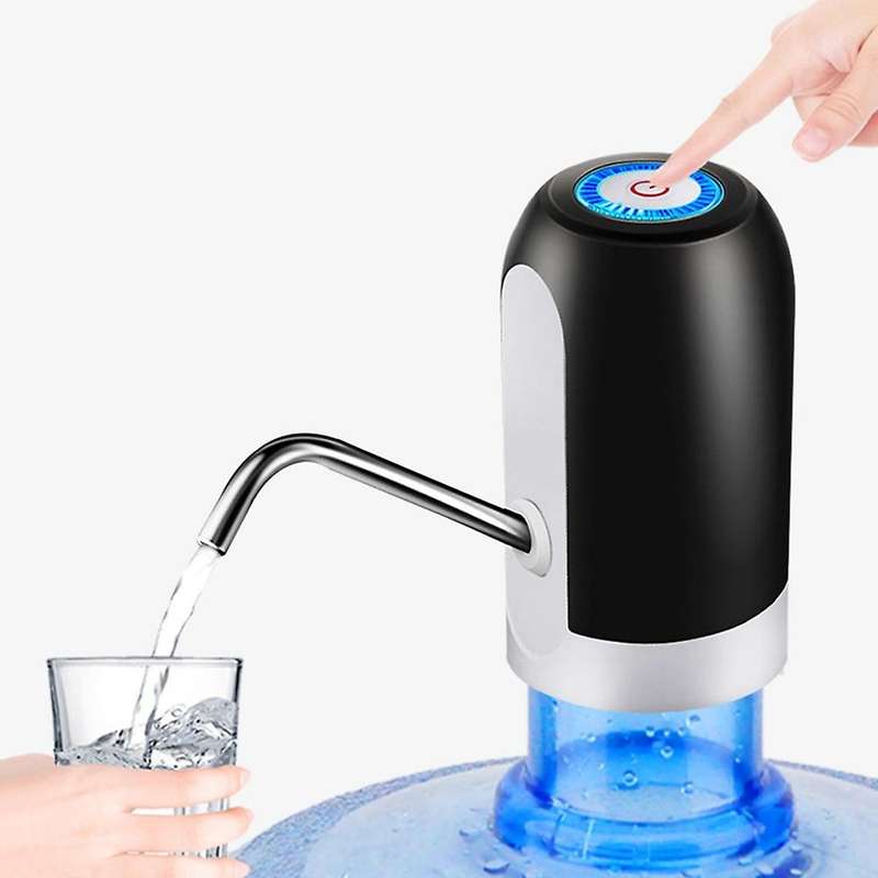 Usb Charging Automatic Electric Water Dispenser Pump Black