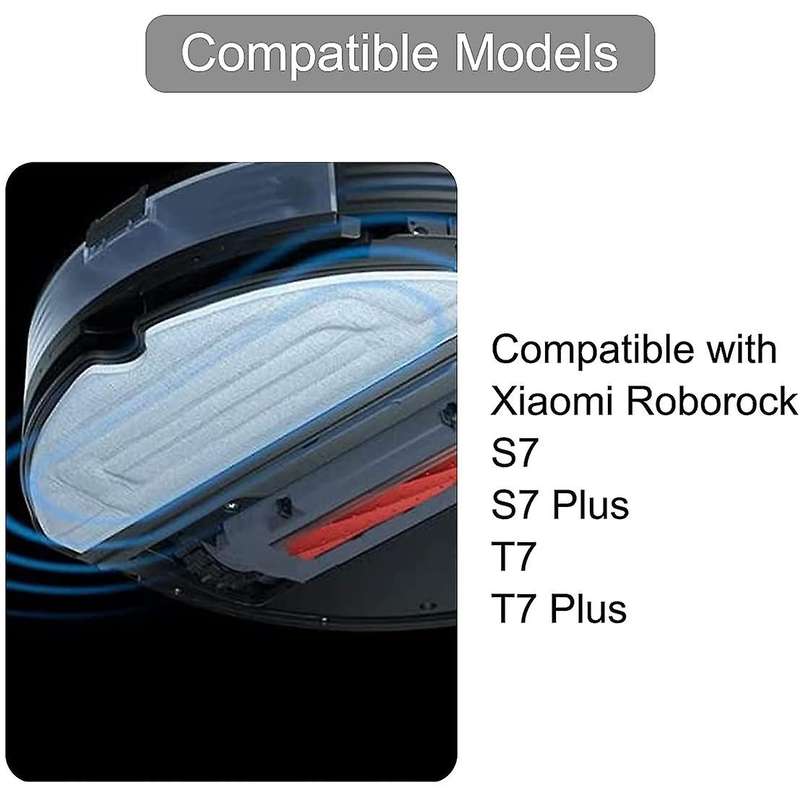 Accessories for Roborock with Main Side Brush Mop Pads Hepa Filters