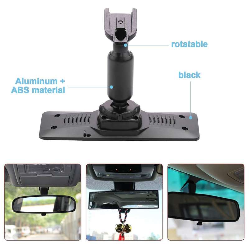 1x Car Interior Rear View Mirror Back Panel Mounting Bracket for Car