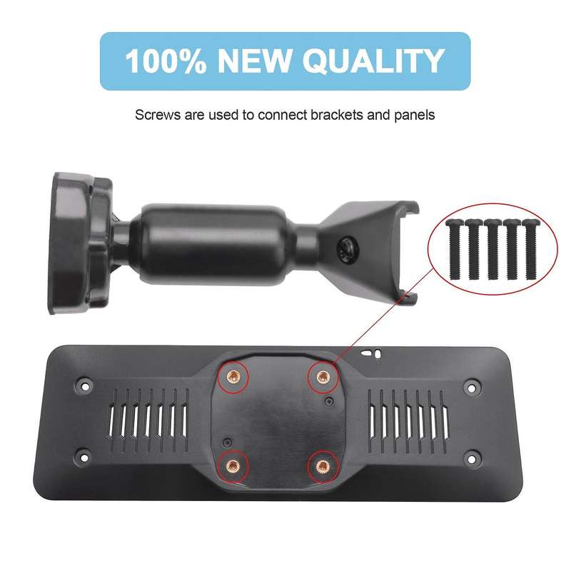 1x Car Interior Rear View Mirror Back Panel Mounting Bracket for Car