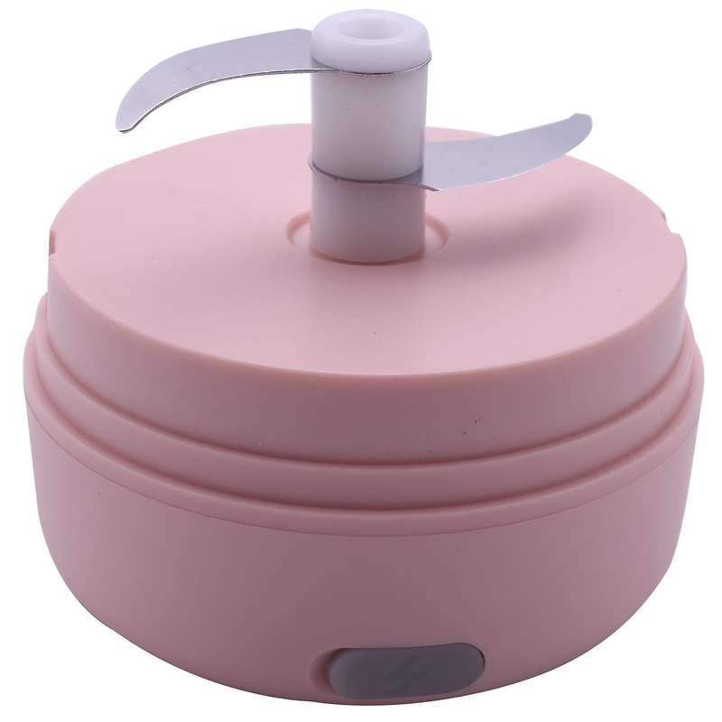Electric Garlic Masher, Vegetable Grinder, Handheld Chopper ,pink