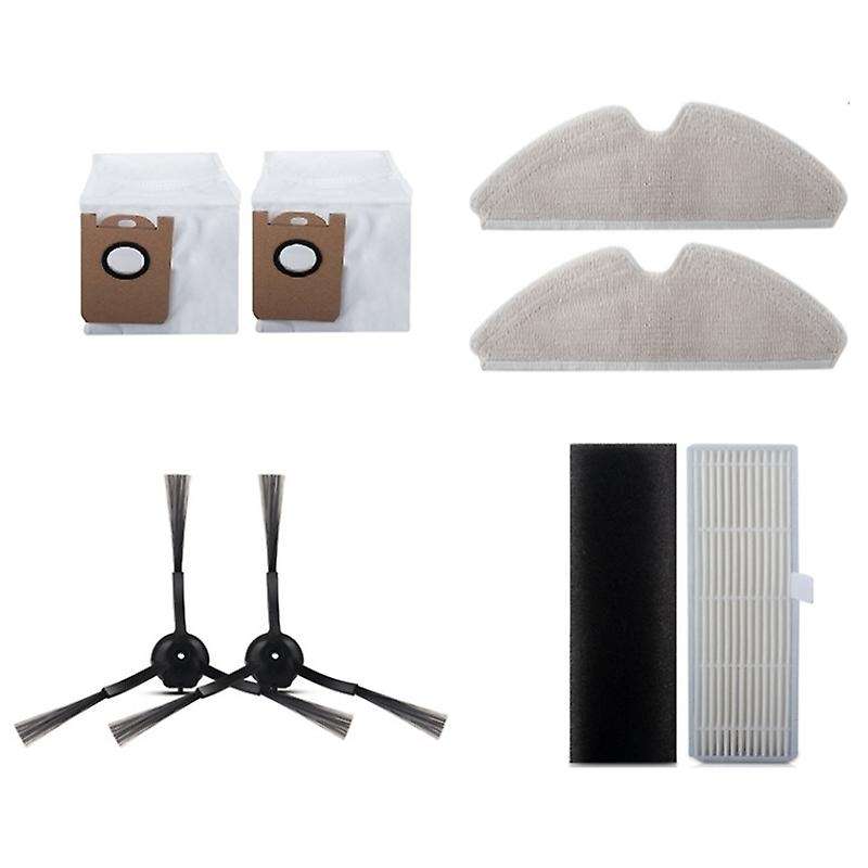 Hepa Filter Side Brush Dust Bag Mop Cloth for Uoni V980 Plus Robot