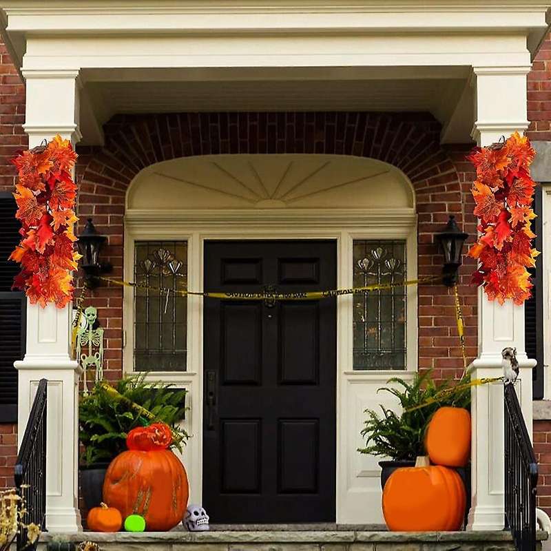 2pcs Hanging Plants Artificial Decor,thanksgiving Decoration for Home