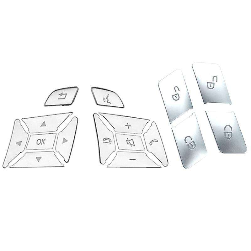 4pcs Car Door Unlock Buttons Decoration for Mercedes Benz Gla Cla Glk