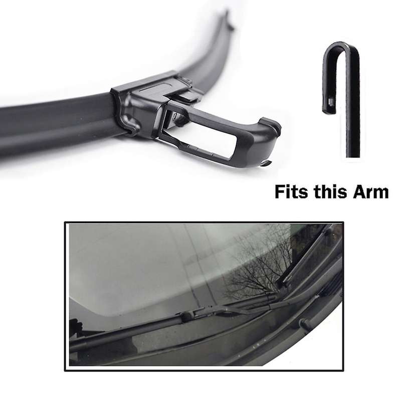 Front & Rear Wiper Blades Set for Nissan Juke F15 07.2010 - 2019