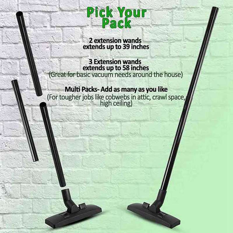 5pcs 1.25 Inch Vacuum Extension Wand Vacuum Attachments for Shop