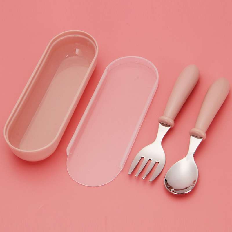 4set Toddler Spoons and Forks,stainless Steel Toddler Utensils Spoons