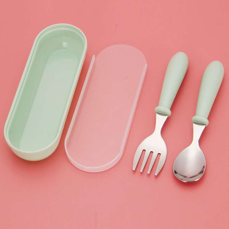 4set Toddler Spoons and Forks,stainless Steel Toddler Utensils Spoons