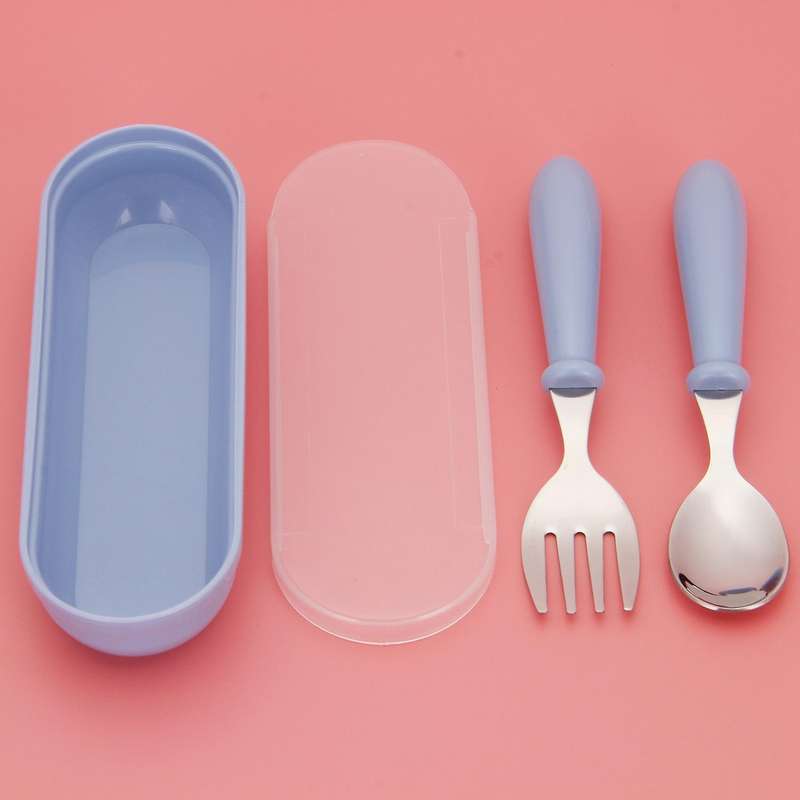 4set Toddler Spoons and Forks,stainless Steel Toddler Utensils Spoons