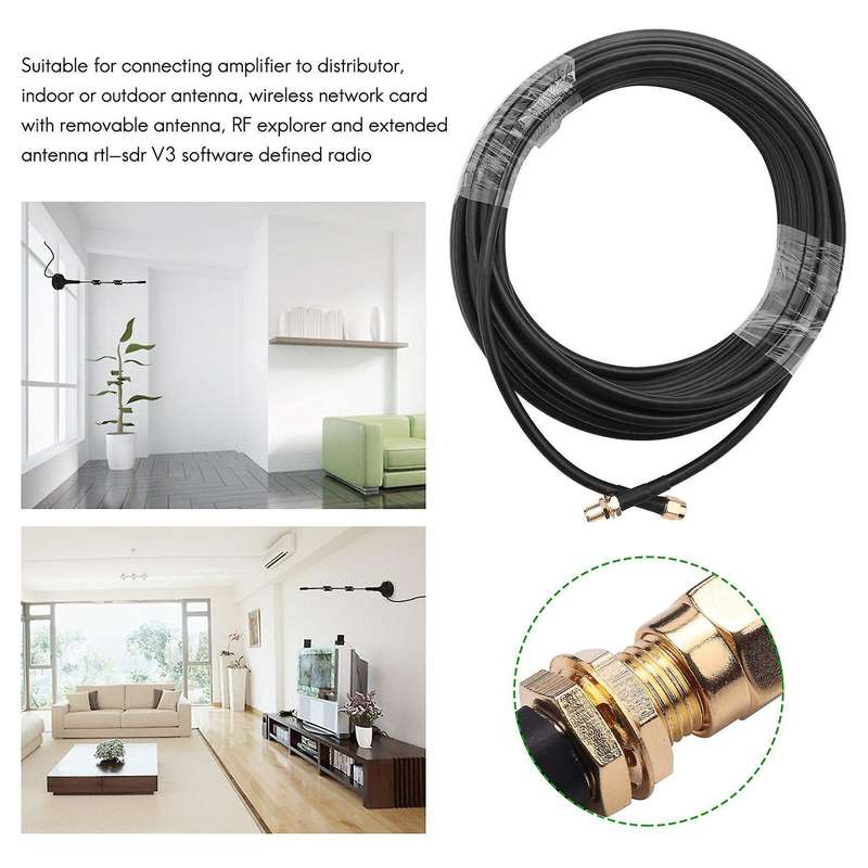 Sma Wifi Antenna Extension 10m Sma Male to Sma Female Low Loss