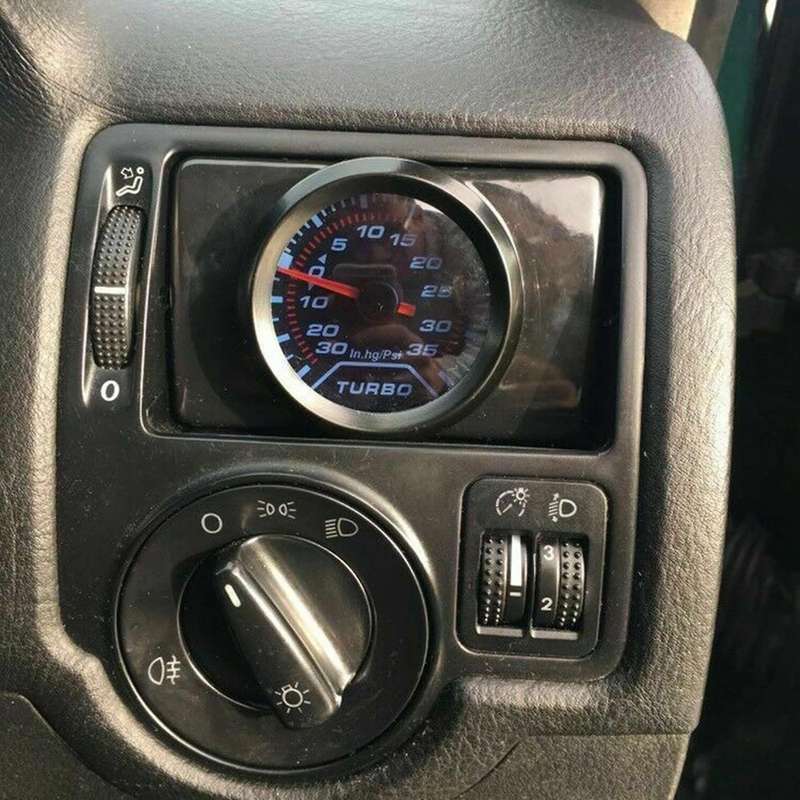 Car Glossy Black Gauge Holder 52mm For-vw Golf Mk4 2001-2006